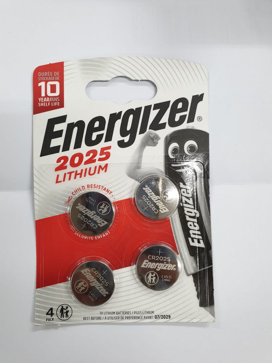 Energizer CR2025 Battery BR2025 DL2025 SBT14 Citizen 205 2.5mm x 20mm